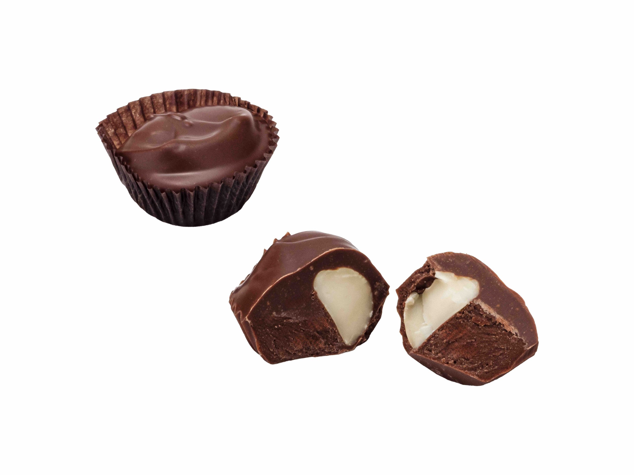Hawaiian Sun - Selected Wholes and Halves Chocolate Macadamia Nuts